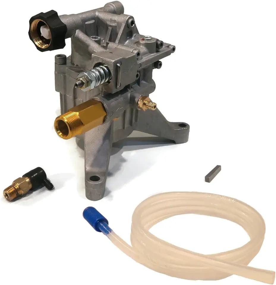 2800 PSI POWER PRESSURE WASHER WATER PUMP EXWGV2121-1, Vertical, Front Facing, 7/8" Shaft, 3 Bolt Pattern, Compatible with Car, Truck, Van