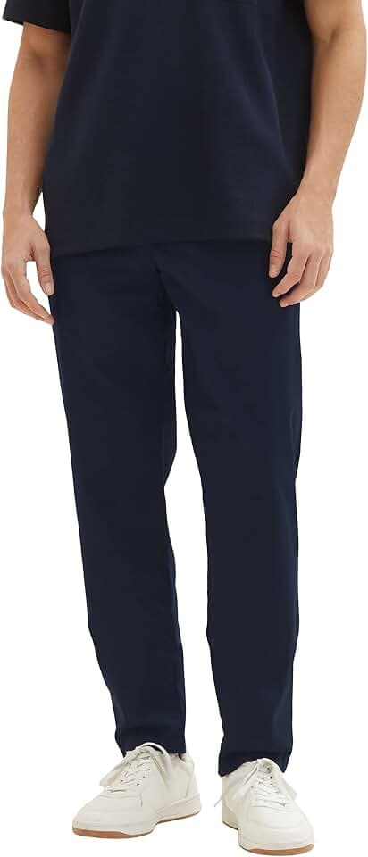 TOM TAILOR Herren Relaxed Tapered Chino Hose