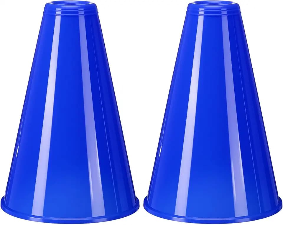 2 Pcs Plastic Cheer Megaphone Cheerleading