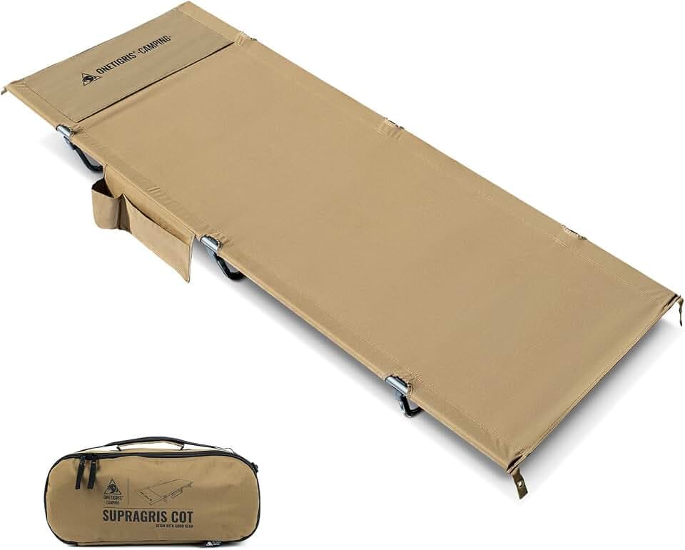 ONETIGRIS SUPRAGRIS Camping Cot, Ultralight & Compact, Support Up to 400lbs