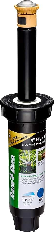 Rain Bird 12SAFPROPR HE Pro Rotary Sprinkler, Full Circle, 13-18 Feet, 4"