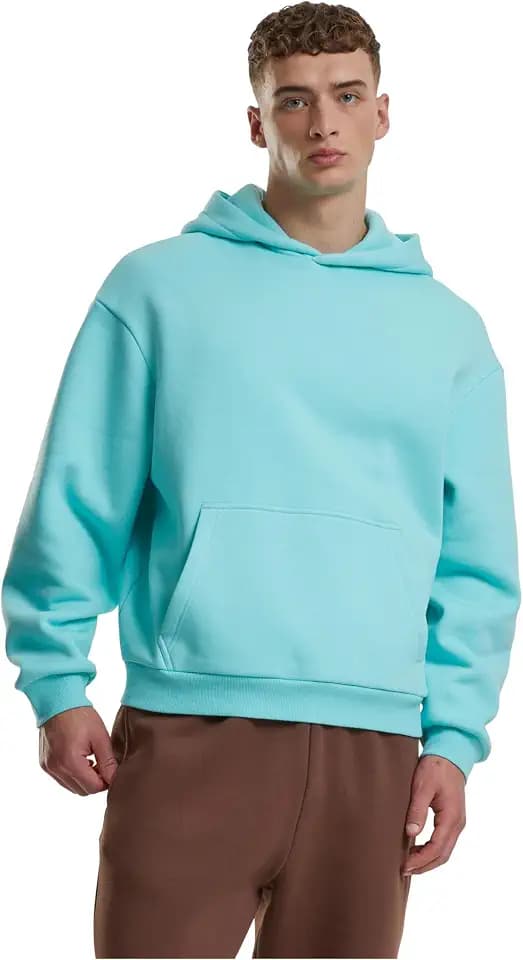 Urban Classics Herren Hoodie Kapuzenpullover Fluffy - Regular Fit