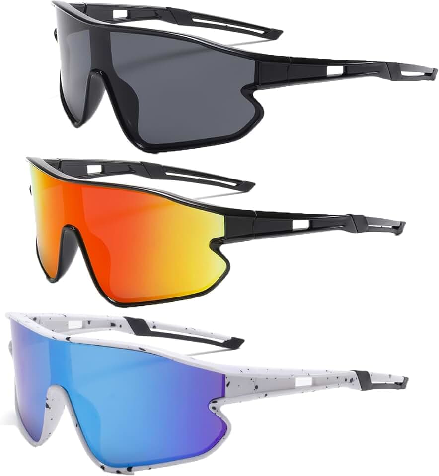 Kinder Polarisierte Sonnenbrille, Jugend Baseball Sonnenbrille für Jungen Mädchen UV400 Sport Softball Laufen Radfahren Brille