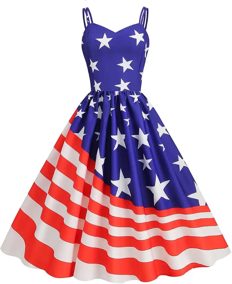 Women 50s 60s Vintage Sleeveless Polka Dot Cocktail Swing Dress Retro Audrey Hepburn Patchwork Midi Evening Rockabilly Dress