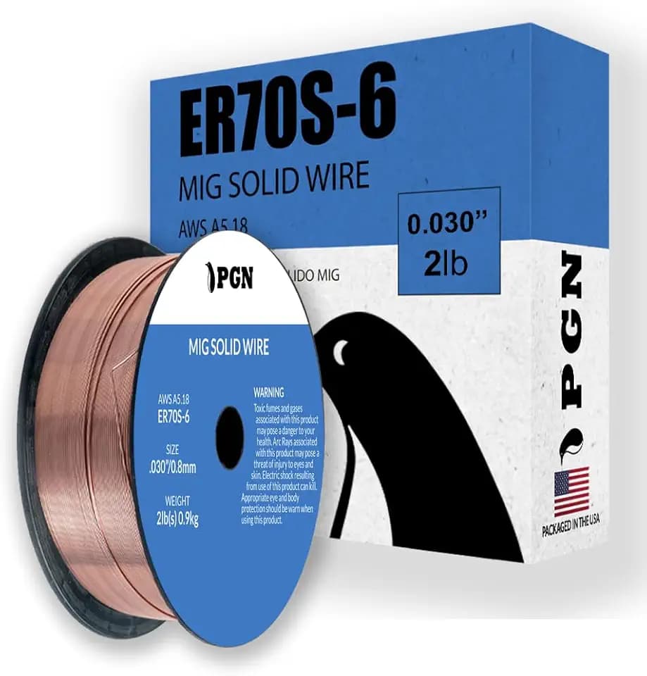 PGN ER70S-6 .030" Solid MIG Welding Wire - 2lb Spool