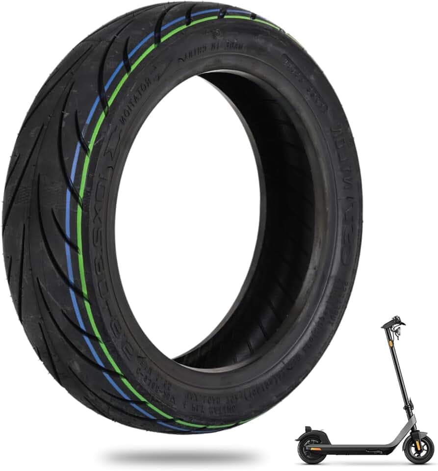 10X2,30–6,5 Elektroroller Reifen, 75kg/165ibs Belastung 340kpa/50psi 10 Zoll Elektroroller Schlauchloser Reifen Gummi Dämpfungs Explosions E-Scooter Hochelastische Reifen Ersatz Für 2 KickScooter
