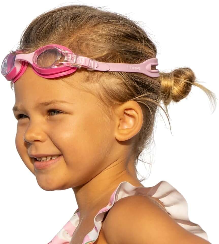 Limmys Swimming Goggles for Kids Ages 3–12 – Anti-Fog, Leak-Free, UV400
