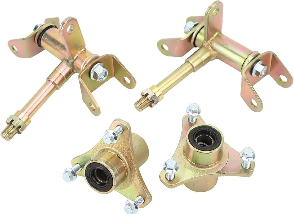 Dioche Vorderes Achsschenkel-Spindel-Set, Vorderes Achsschenkel-Spindel, Linke Rechte Bremsscheibe, Radachse, Felge, Nabe, Achsschenkel für ATV