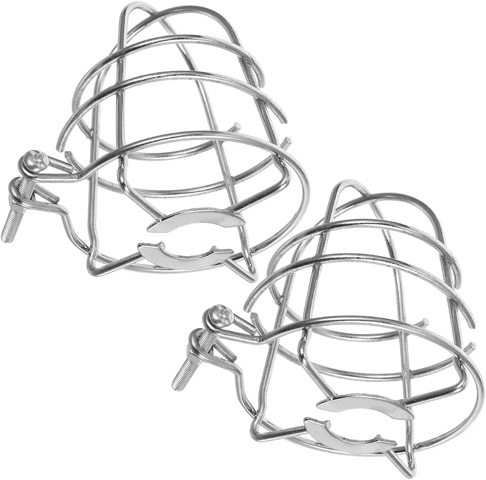 ULTECHNOVO Fire Sprinkler Cover 2-Pack Universal Sprinkler Head Protector Cage for Ceiling Side Wall & Pendent Heads Fire Guard Cover Easy Install Shield