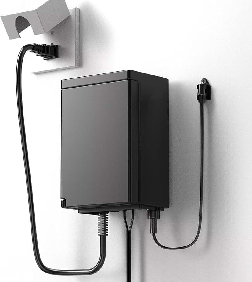 Low Voltage Transformer 120 watt Malibu Outdoor Transformer Output 12V AC for Landscape Lighting and Outdoor Lighting Black