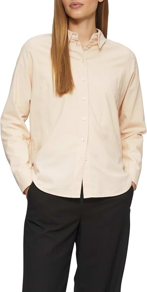 s.Oliver Damen Cordbluse Relaxed Fit mit Nahtdetails – für Casual Looks & City