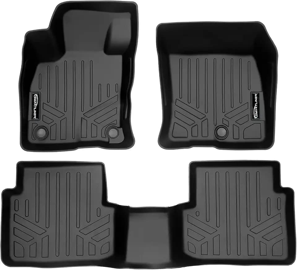 SMARTLINER 2 Row Floor Liners for 2021-2026 Ford Bronco Sport