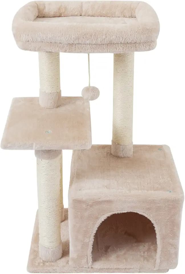 Cute Cat Tree Kitten Cat Tower Condo Cat Furniture Sisal Scratching Posts B