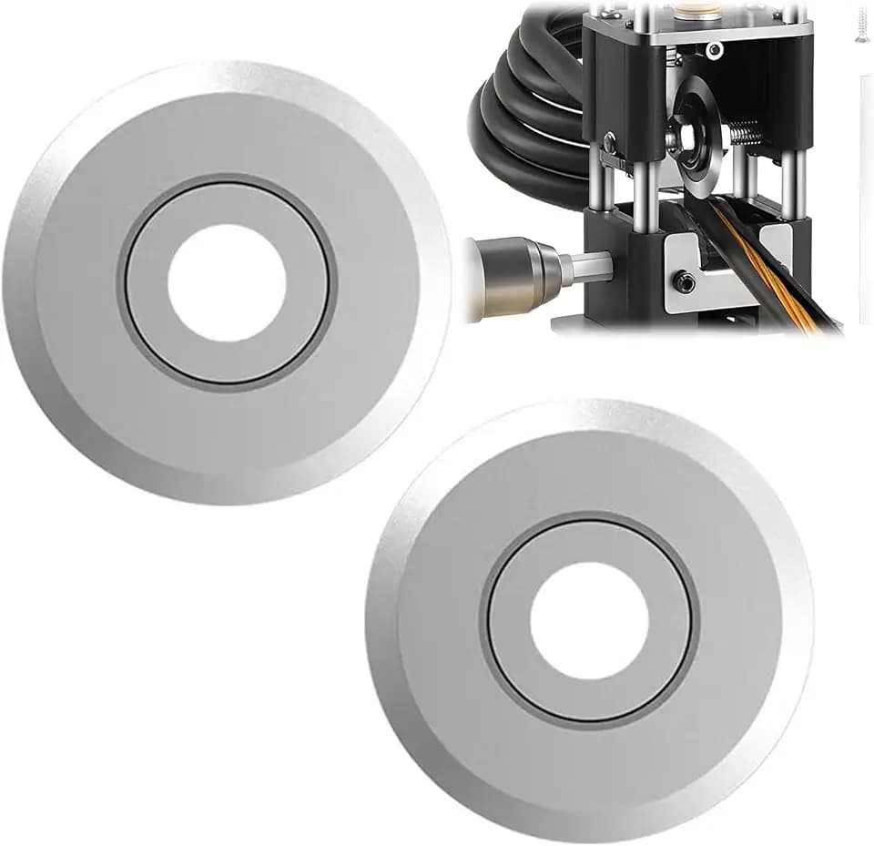 2 Stück Kabelschälmaschine Elektrisch Ersatzklngen, für Kabelabisoliermaschine, Kabelabisolierer, abisolierzange, kabelschäler, kabelentmanteler, für Schneiden von Abisolierschrott (2)