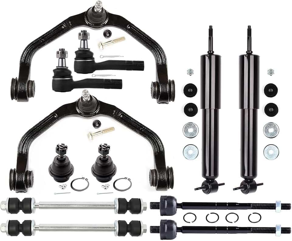 SCITOO Front Ball Joint,Control Arm,Shocks Struts,Sway Bar End Link,Tie Rod End for 1998-2011 For Ranger,2001-2009 For B2300,For Mazda B2500,For B3000,For B4000 344397-11PCS