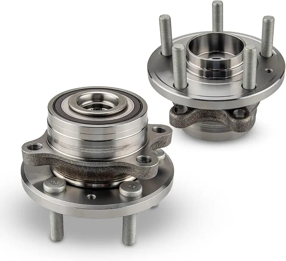 PHILTOP 512460 Front Rear Wheel Hub and Bearing Assembly 5 Lugs for Explorer 2011-2020, Police Interceptor Utility 2013-2020, 2 PCS