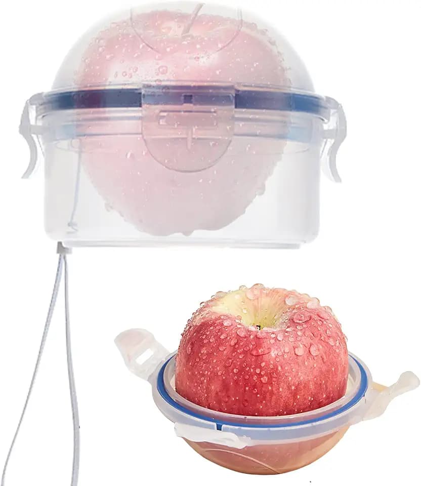 Apfelbox 2er Set, Apfeldose Kunststoff BPA-frei, für Obst