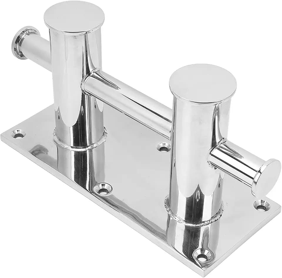 Mooring-Bitt-Klampe, robust, rostfrei, Kreuzpoller, aus 316 Edelstahl, für Yachten, Ruderboote, Segelschiffe