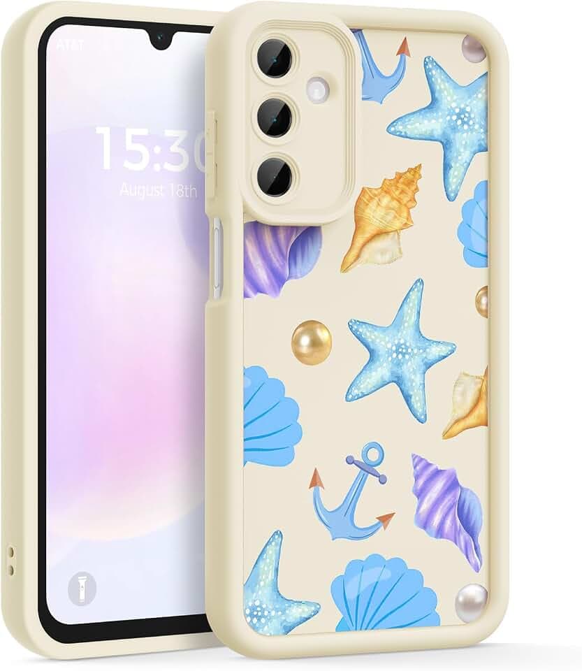 Case for Samsung Galaxy A15 5G, Silicone Shockproof Cover Women