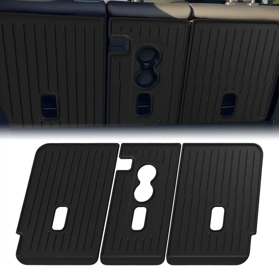Rear Seat Back Cover Backrest Protector Compatible with 2026 Model Y Standard Trunk Mat Cargo Mat Back Seat Cover Protector(Backrest Mats)