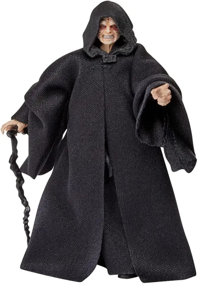 Hasbro F1902 Vintage Collection Emperor, 9,5 cm Skale Star Wars: Return of The Jedi Actionfigur, Spielzeug für Kinder ab 4 Jahren, Mehrfarbig