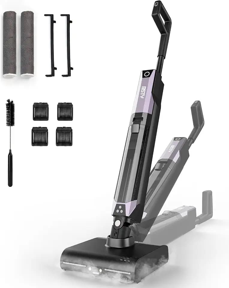 Steam Wet Dry Vacuum Mop, 392°F Steam Vacuum Cleaner Dual-Chamber