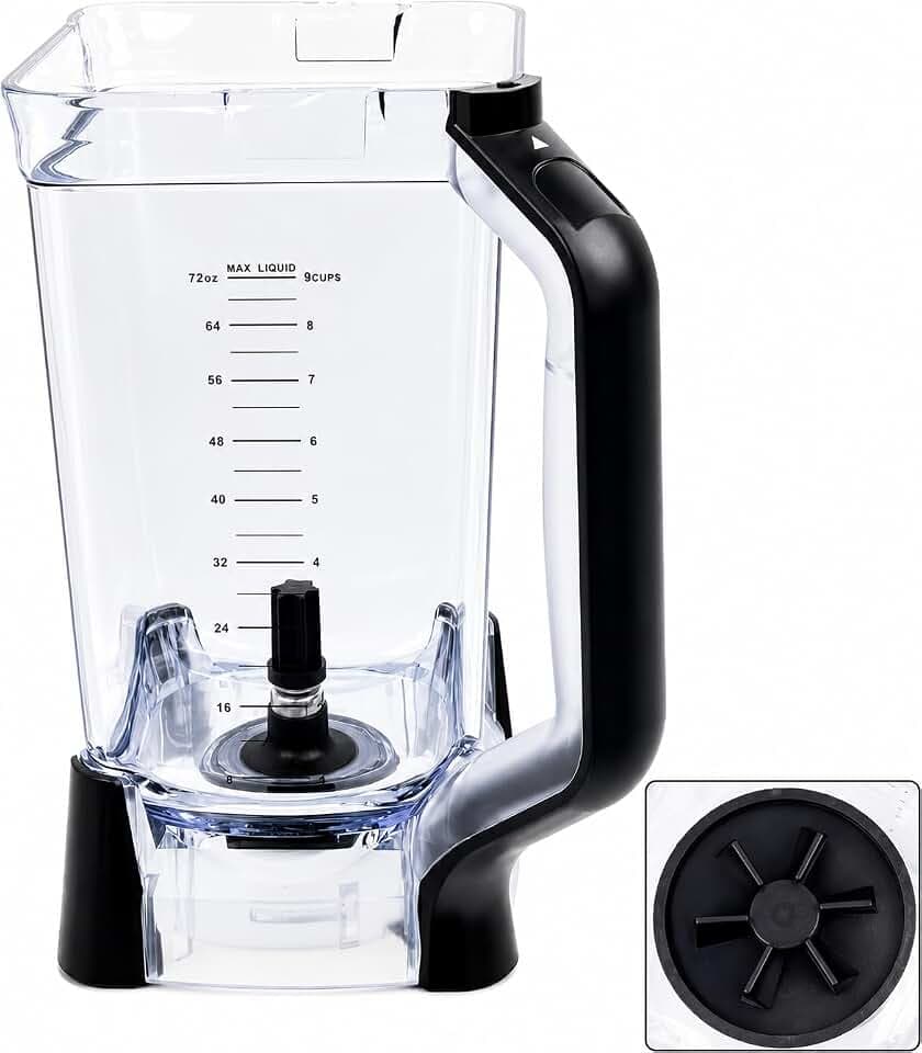 Replacement parts for Ninja Blender NJ600 NJ602 BL610 BL700 (72 oz pitcher)