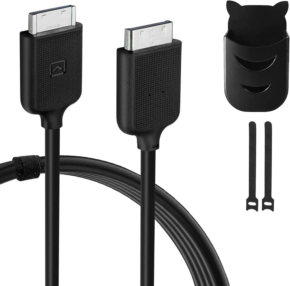 BN39-02210A BN96-44186A BN91-17814A BN91-17814W for Samsung One Connect Cable with Holder, One Connect Cable for Samsung TV UN55KS8000F UN55KS800DF UN55KS8500F UN55KS9000F UN55KS9500F UN60KS8000F