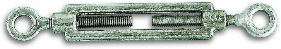 Chapuis 360/10Z Spannschraube 2 Ösen - Verzinkter Stahl - 350 kg - Für Kabeldurchmesser 10 mm