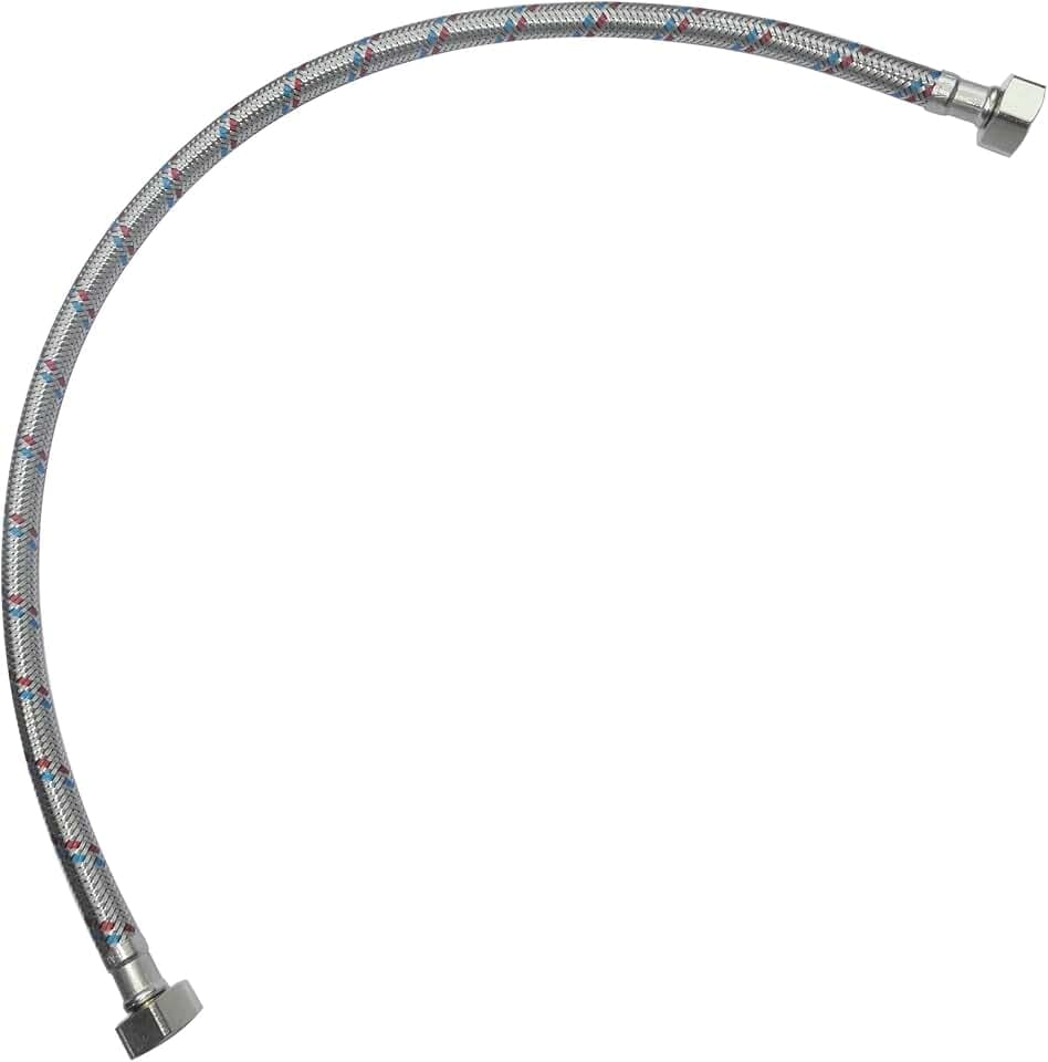 AERZETIX - C50984 - Flexibler anschlussschlauch - flexschlauch - 600mm - 1/2" - weiblich weiblich - wasserhahn gesundheitlichen mischbatterie küche badezimmer sanitär