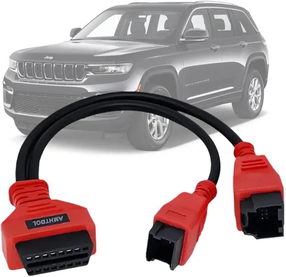 FCA 12+8 Pin Connector to OBD2 Adapter Security Bypass Cable