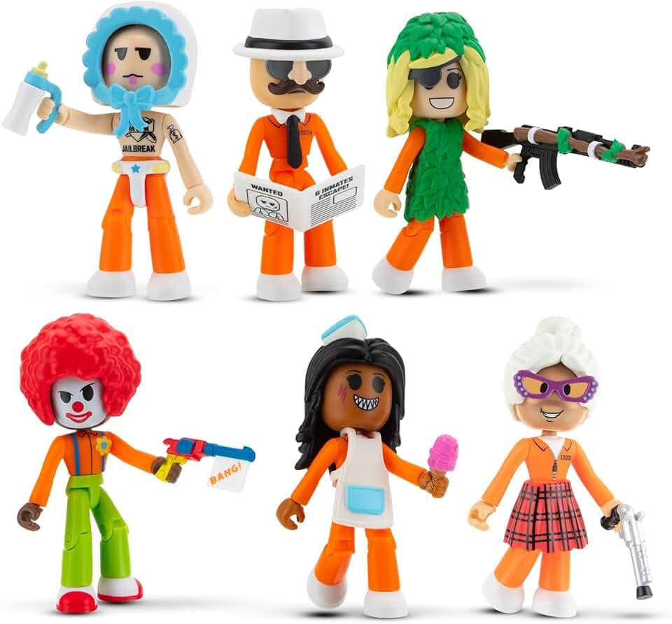 DevSeries CRS0059-6 Figuren Pack - Jailbreak: Hiding in Plain Sight, bewegliche Actionfiguren mit Spielcode