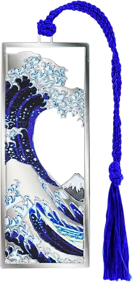 David Howell & Co Hokusai's The Great Wave Lesezeichen aus Metall