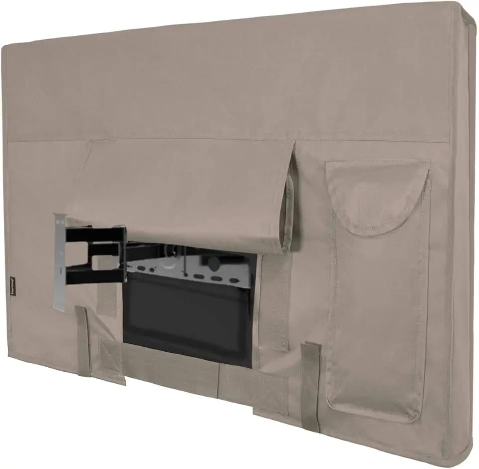 Easy-Going Waterproof Outdoor TV Cover for 50 to 52 inches, Camel