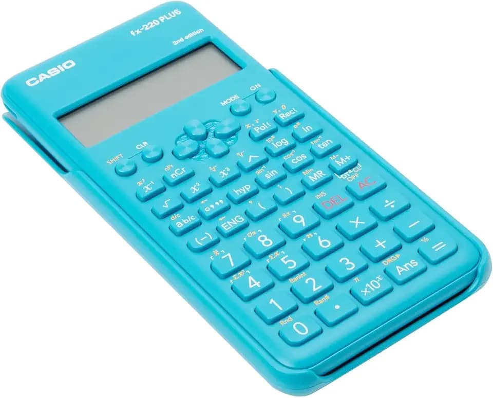 Casio FX-220PLUS-2 Wissenschaftlicher Taschenrechner blau