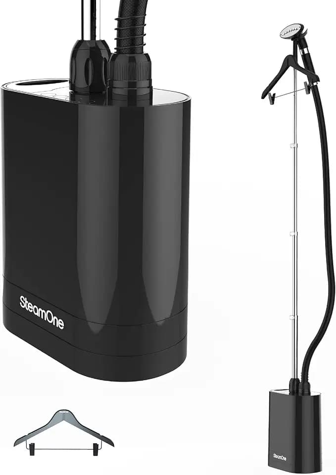 SteamOne Vertikaler Dampfglätter Steamer Schwarz 1900W - Unilys