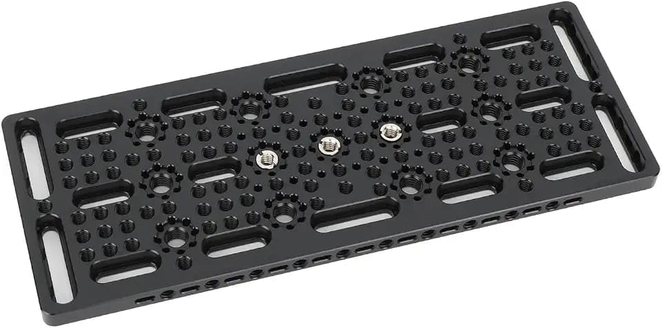 CAMVATE 10.2" Multi-Purpose Mounting Cheese Plate with Anti-Twist Accessory