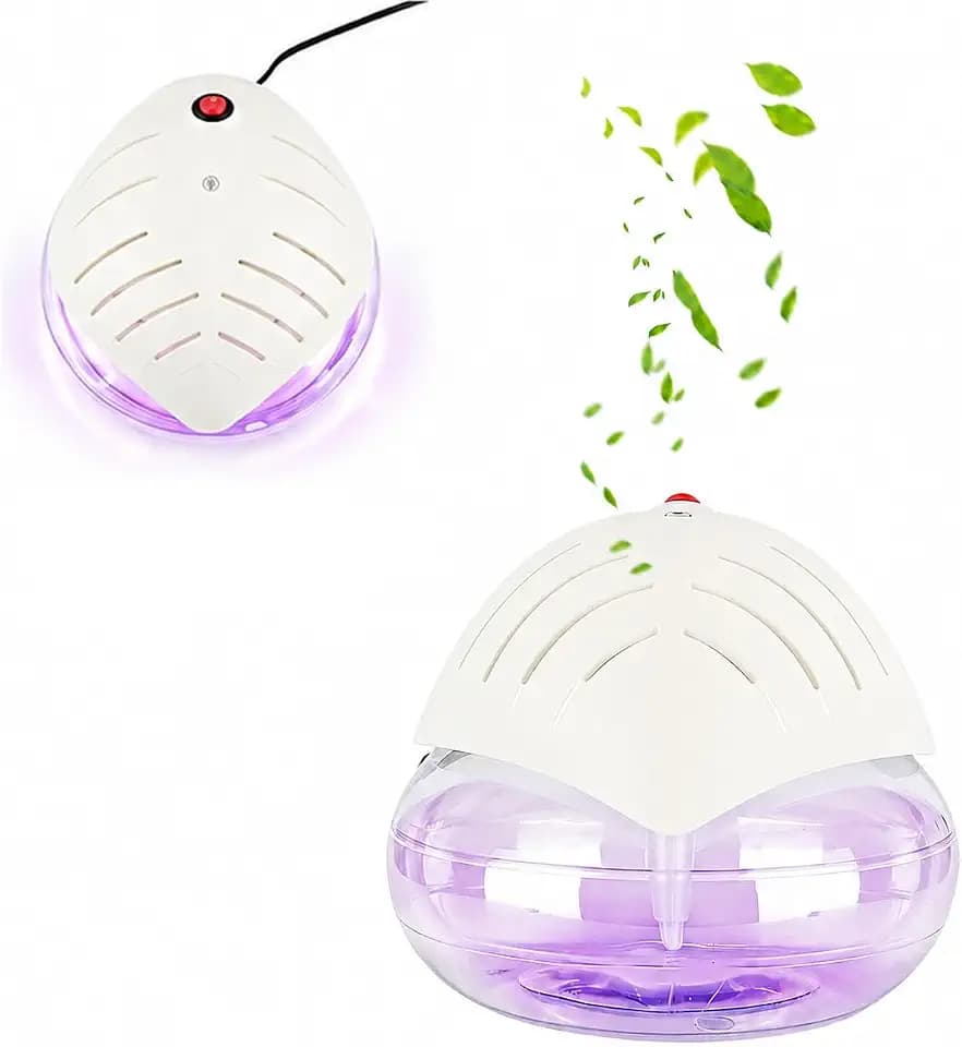 Lufterfrischer Raumluftreiniger - Unabhängiger Steuerschalter Lufterfrischer mit Lonisator, 2 in 1 Duftzerstäuber & Airfresher Bowl, air purifier bis 60 m², Raucherzimmer, Wohnzimmer, Büro, Unter 40dB