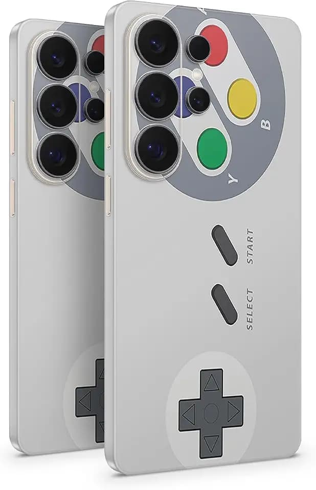 2 Pack of Phone Skins for Samsung Galaxy S26 Ultra - Retro Gamer 1| Protective Vinyl Covers | Matte Finish | Made in The USA by MightySkins