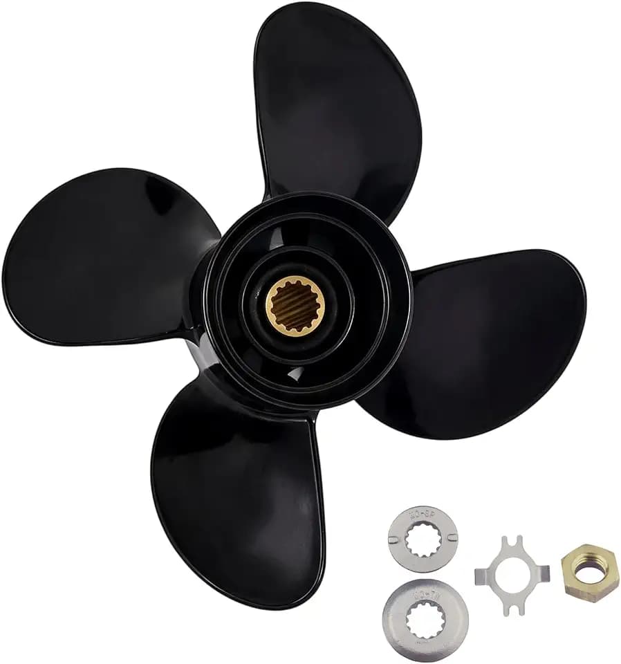 Propeller for Mercury Outboard 25-70 HP Boat Motor Engine Aluminum Prop with Hub Nut Kit