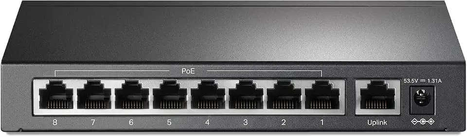 TP-Link TL-SF1009P, 9 Port Fast Ethernet 10/100Mbps PoE Switch