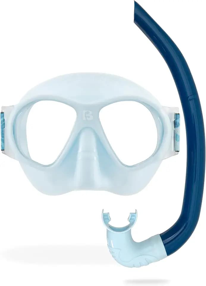 Cressi Youth Snorkel Set, Nautilus Kid Combo, Watertight Seal, Clear Vision