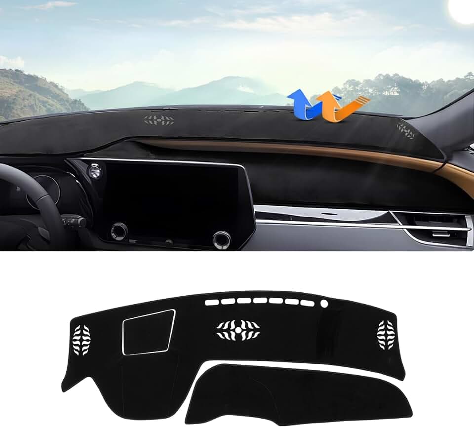 Autorder Dashboard Cover Mat for 2023-2025 2026 Lexus RX350/RX350h/RX450h+/RX500h Accessories Dash Cover Upgrade Velvet Dash Mat Sunshade Glare UV Rays Protector