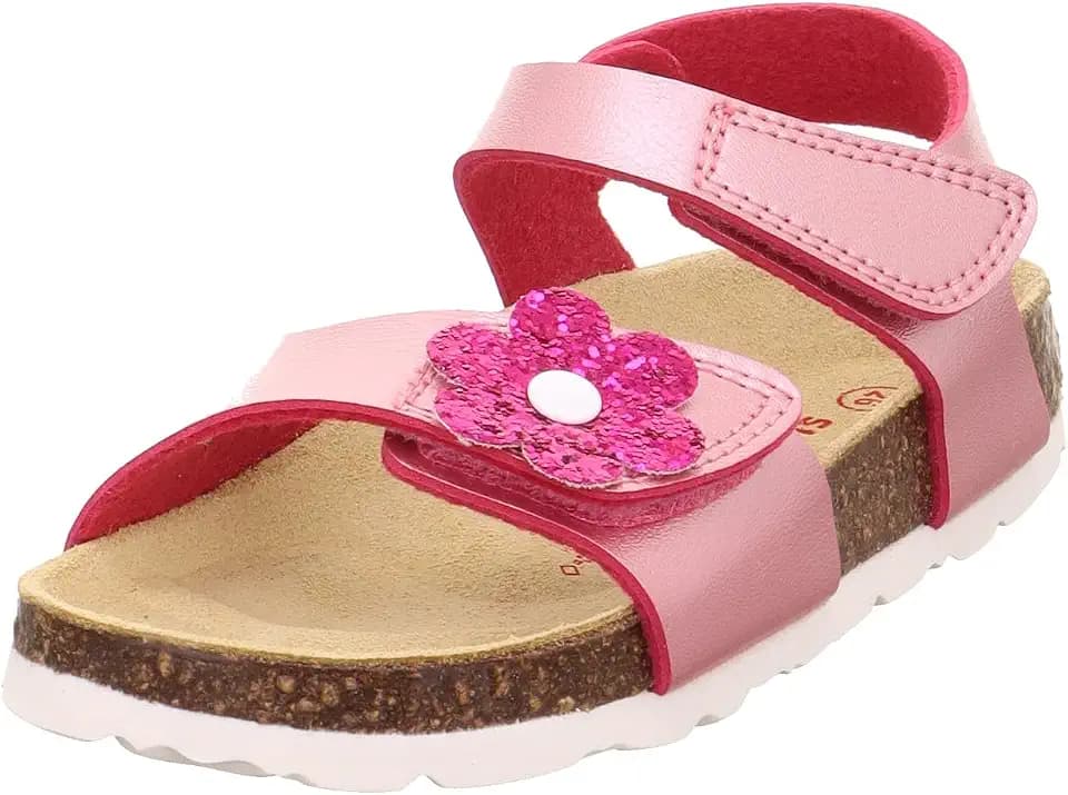 Superfit Mädchen Fussbettpantoffel Hausschuhe 1-000118Sandale