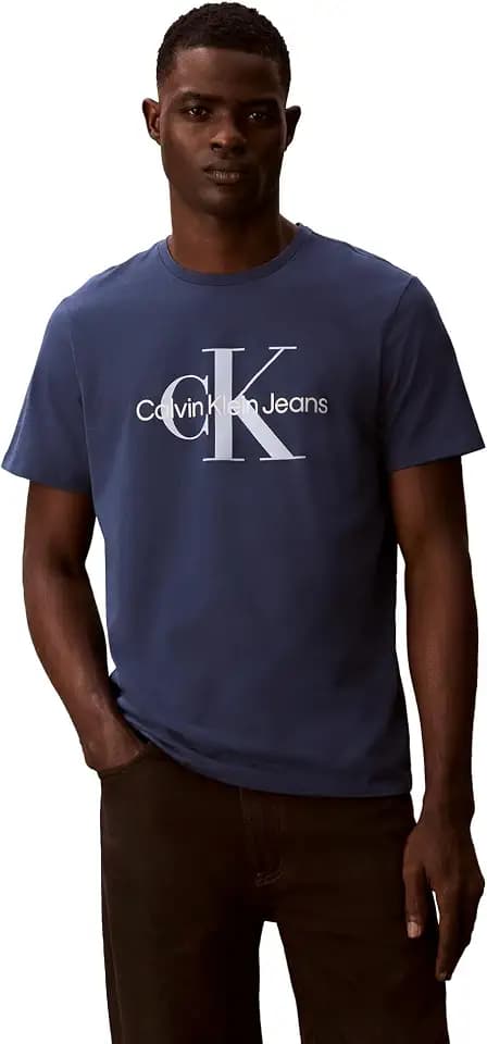 Calvin Klein Men's Monogram Logo Crewneck T-Shirt
