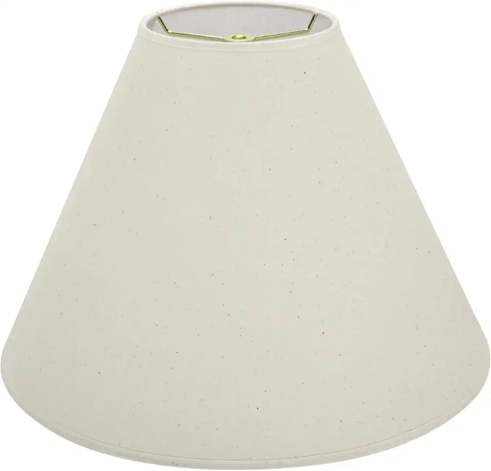 Aspen Creative 32016A Transitional Hardback Empire Shape Spider Construction Lamp Shade in Ivory, 16" wide (6" x 16" x 12")
