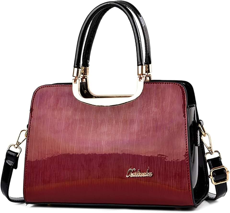 NICOLE & DORIS Damen Handtaschen Designer Frauen Umhängetasche PU Leder Schultertaschen Reißverschluss Handtasche