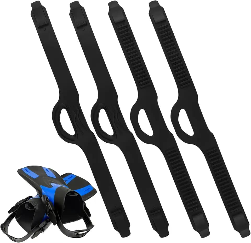 2 Pairs Scuba Fin Straps Diving Universal Fin Straps