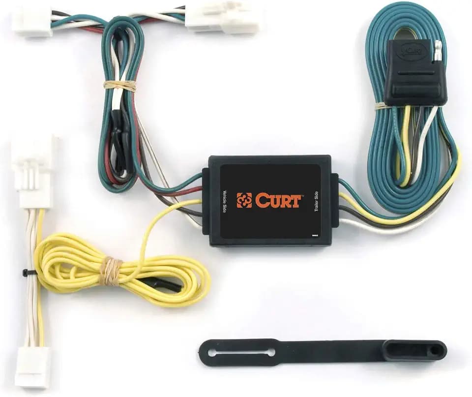 CURT 55486 Vehicle-Side Custom 4-Pin Trailer Wiring Harness for Select Toyota RAV4