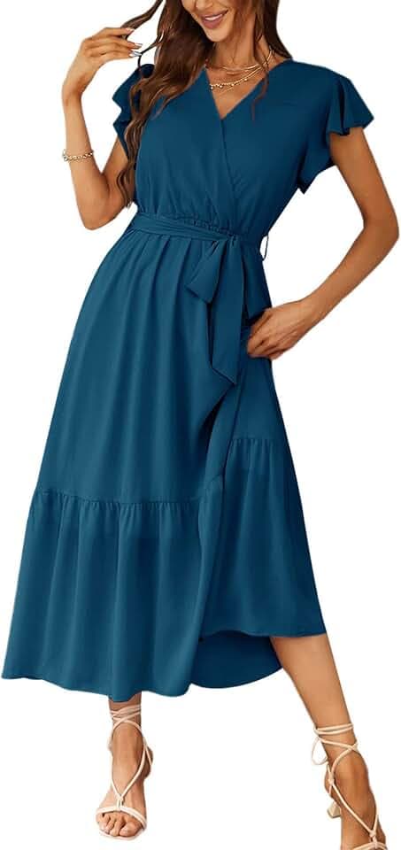 PRETTYGARDEN Women's Summer Floral Boho Maxi Dress